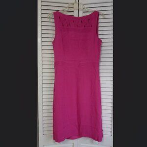 Tory Burch Fuchsia Silk Sheath Dress